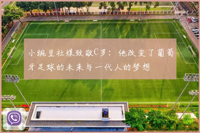 小豌豆社媒致敬C罗：他改变了葡萄牙足球的未来与一代人的梦想